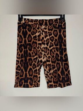 BP Leopard Biker Shorts